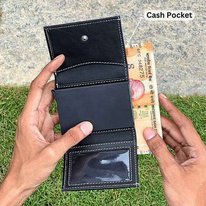 Leather Pop-Up Wallet