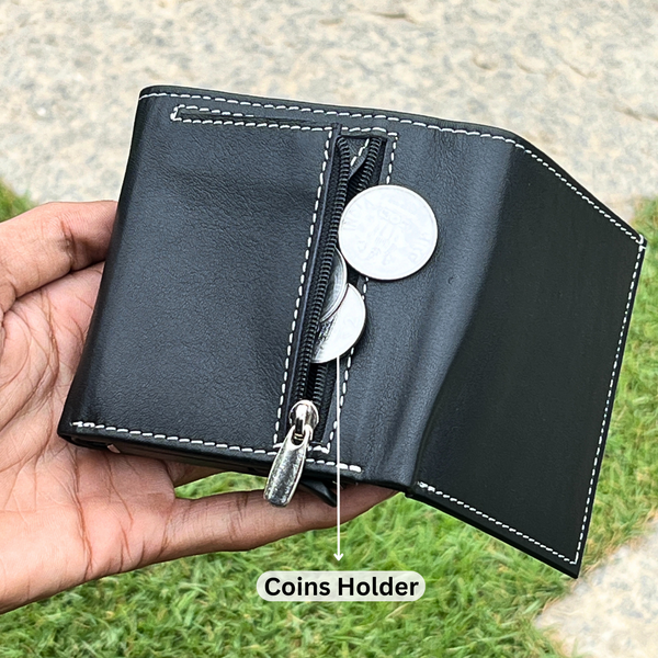 Leather Pop-Up Wallet