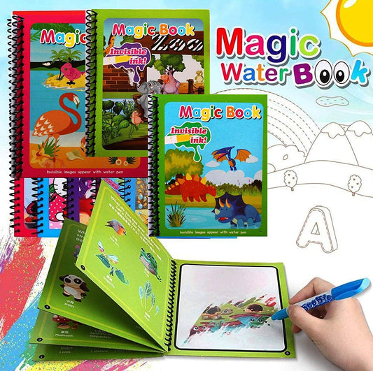 Magic Water Drawing Book (4 Book Set)
