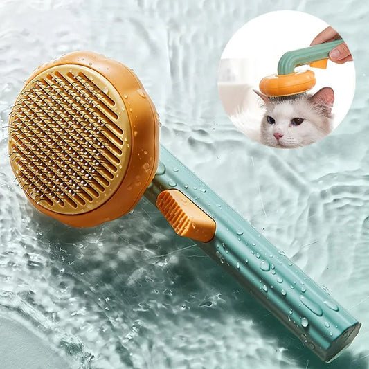 The Pets Hair Grooming Brush (Pumpkin)