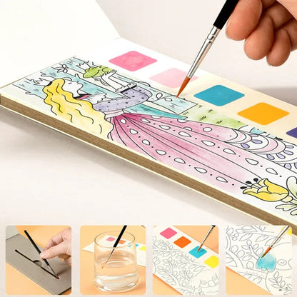 The Water Colouring Book (20 Pages)