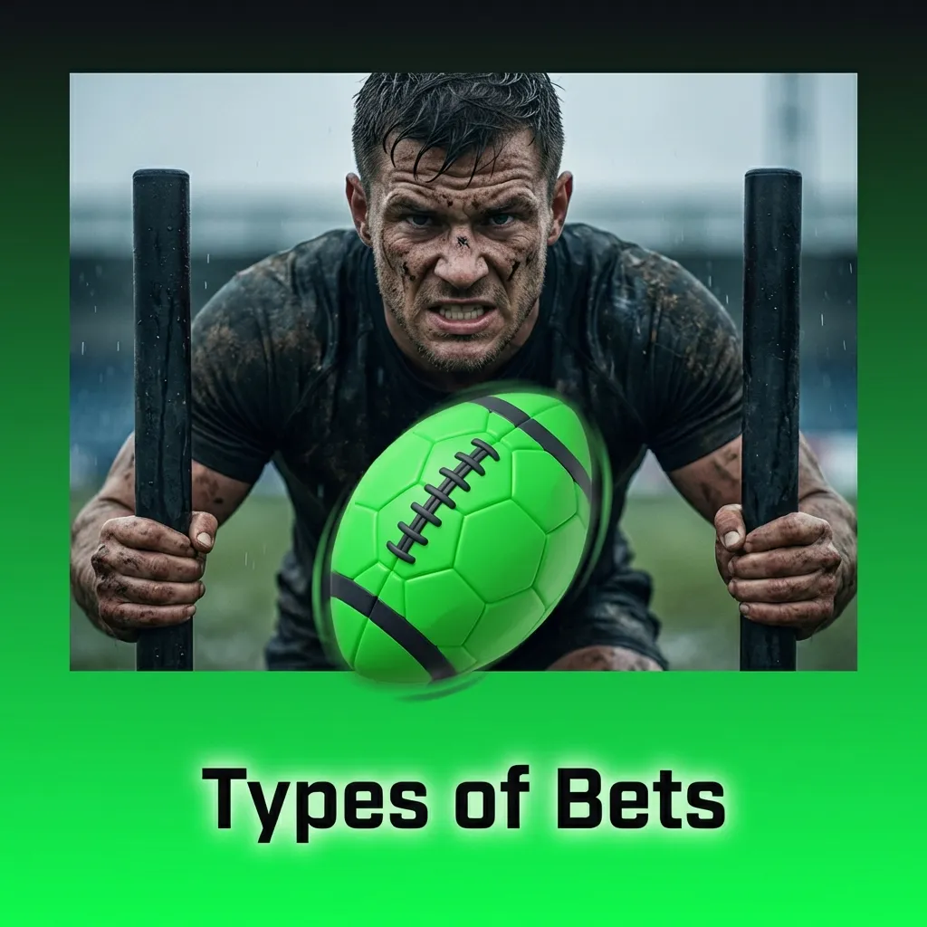 Three types of sports bets: Single, Accumulator, and System wagers with varying risk levels and payout structures.